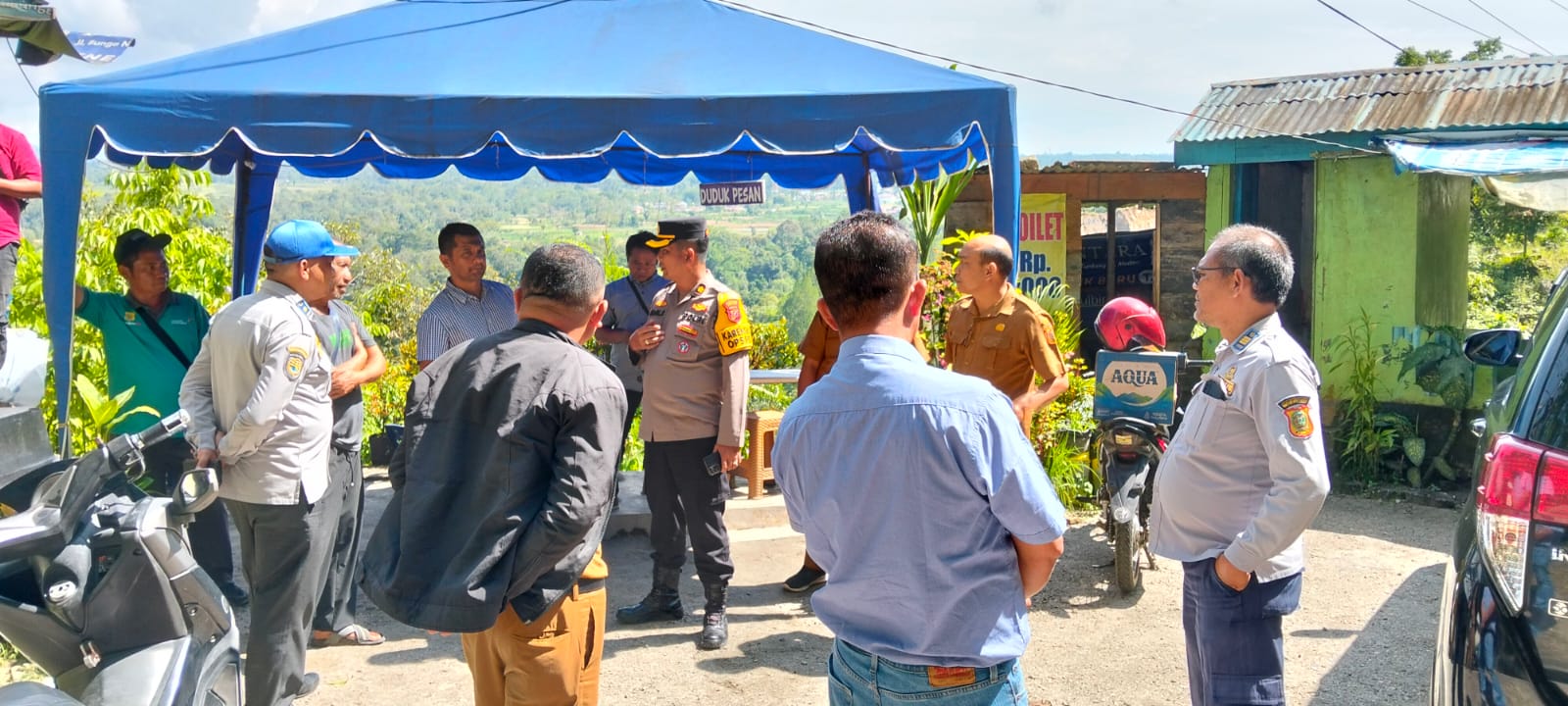 Pemerintah Kecamatan Sitinjo beserta Polres Dairi sudah mendatangi pemilik atau pengelola tempat wisata yang berada di Jalan Sidikalang-Medan. (foto/Ist)