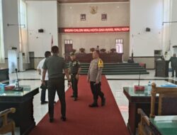 Polres Siantar Hadiri Rapat Paripurna Penetapan Walikota Terpilih, Aman dan Kondusif