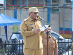 Perdana, Wakil Bupati Dairi Wahyu Sagala Pimpin Apel Gabungan Bersama ASN 
