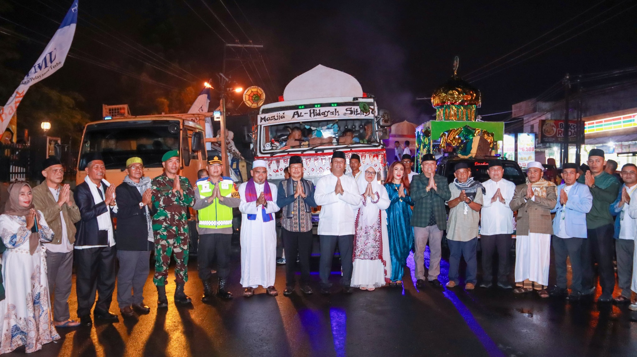 Suasana MAalam Takbir di Dairi(foto/ist)