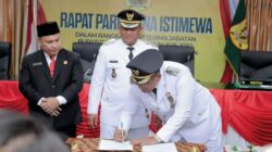 Sertijab Bupati Dairi, Vickner Sinaga. (foto/ist)