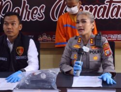 Pencurian Fasilitas Umum Dayok Mirah Serta Pengancaman Gunakan Senpi Kapolres Pematangsiantar Pimpin Press Release