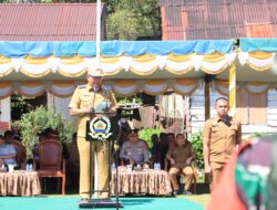 Bupati Dairi Pada Pembukaan TMMD ke -124 Wilayah Kodim 0206 Dairi: Mari Bersinergi, Bergotong royong Bersama TNI
