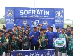 Bupati dan Wakil Bupati Tutup Turnamen Piala Soeratin Cup U-13 dan U-15, Ini Daftar Juaranya
