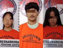 Dua wanita dan Satu Pria Hendak Beganja Diamankan Polisi dari Jalan Tangki Siantar