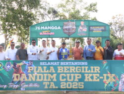 Dandim Cup IX Tahun 2025 Resmi Digelar, 21 Tim Siap Bersaing di Lapangan Sudirman