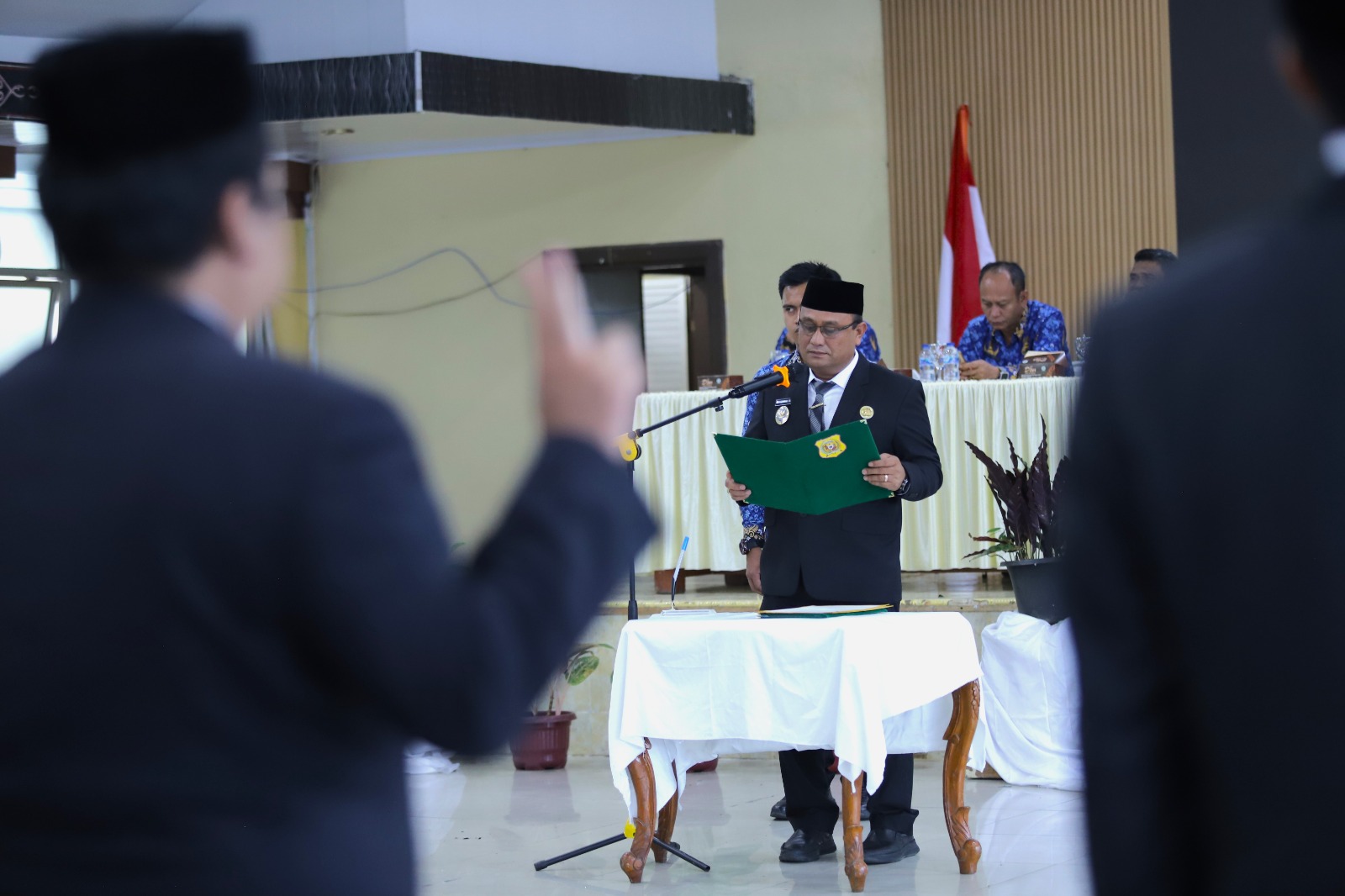 Foto Wakil Bupati Dairi, Wahyu Daniel Sagala lantik 40 pejabat fungsional. (ist)