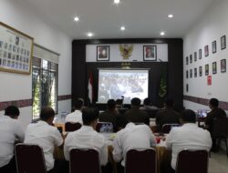 Kejari Dairi Ikuti Sinergitas KUHP dan KUHAP Secara Daring