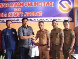 Pererat Silaturahmi, Kadis Kominfo Kunjungi Kantor IWO Kota Binjai