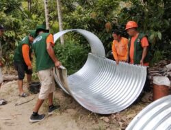 Pemkab Dairi Aksi Cepat Tanggap Tangani Jalan Amblas Di Dusun Delleng Datok Desa Liang Jering