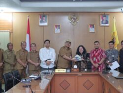 Bupati Dairi Terima Kunjungan Tim Badan Pemeriksa Keuangan Provinsi Sumatera Utara