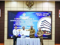 Bupati Dairi Serahkan Laporan Keuangan 2025 Kepada BPK RI