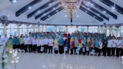 Foto bersama usai supervisi TP.PKK Provsu. (ist)