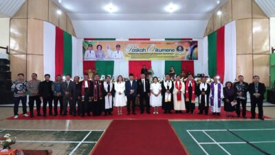 foto bersama saat Paskah Oikumene Pemkab Dairi. (Ist)