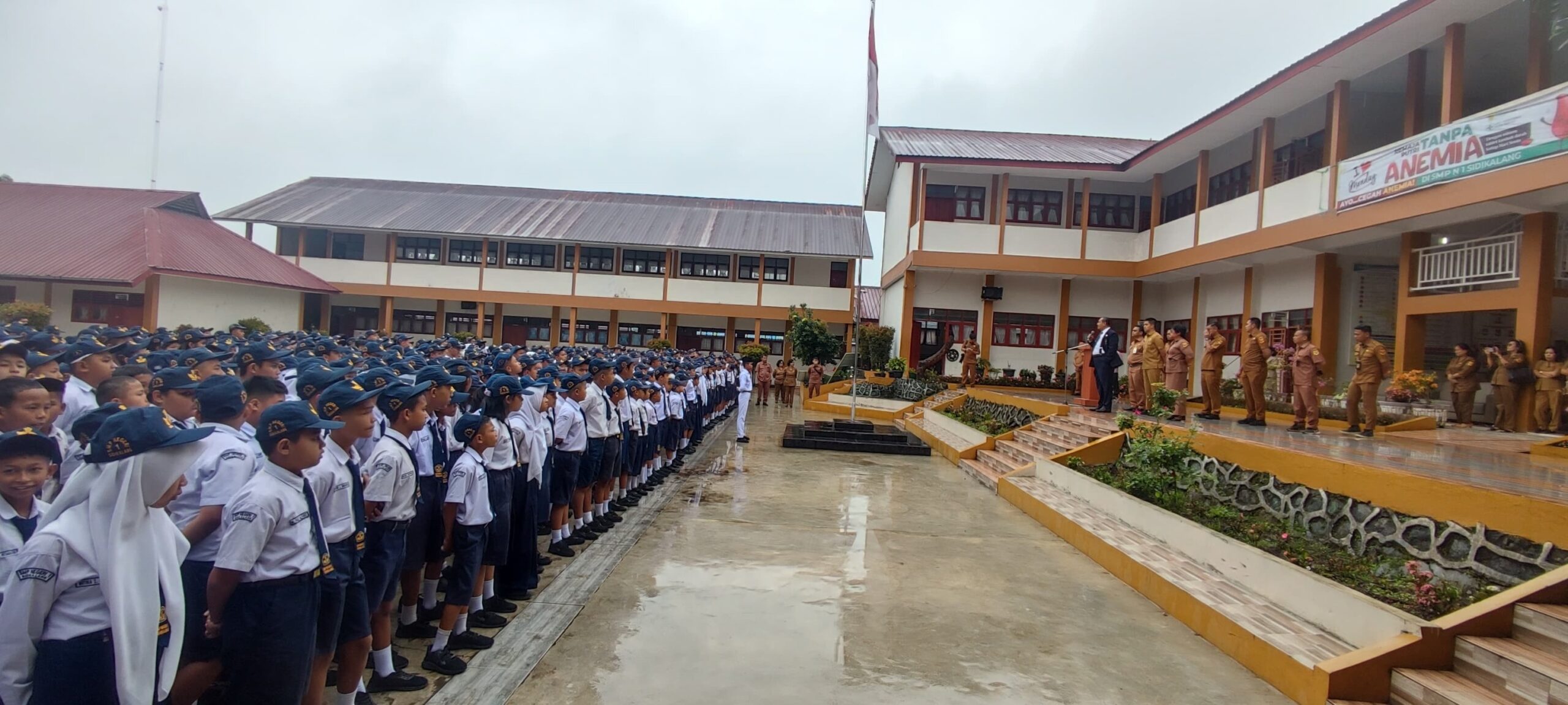 foto suasana SMP Negeri 1, Sidikalang. (ist)
