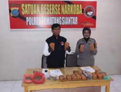 Kerja Keras Sebulan, Satnarkoba Polres Siantar Berhasil Ungkap 10 Kasus Narkoba