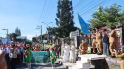 Foto: Pelepasan kontingen MTQ Ke- 51 Kabupaten Dairi. (ist)