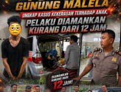Dipimpin AKP Hengky Siahaan, Polsek Gunung Malela Ringkus Pelaku Kekerasan Anak Kurang dari 12 Jam