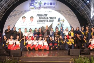 Foto bersama penampil Sendratari, Meraleng Tendi. (Ist)