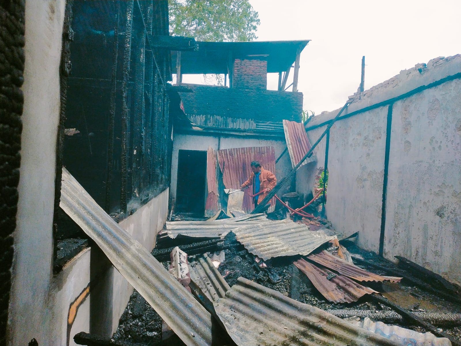 foto suasana pasca kebakaran (ist)